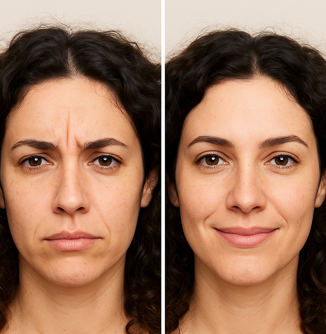 Tratamiento entrecejo con neuromoduladores en Málaga